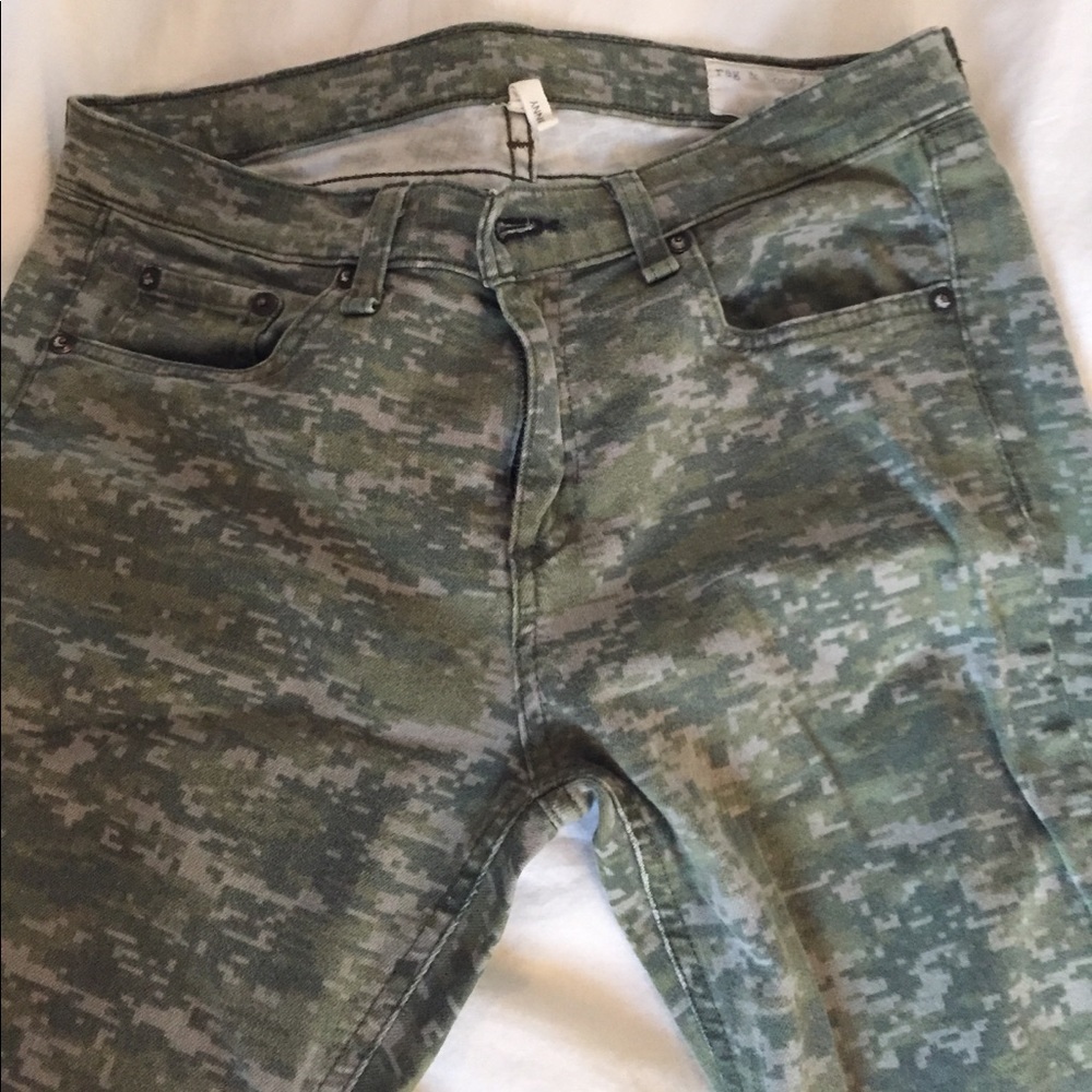 Rag & Bone Camo Skinny Jeans
